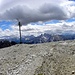 Sextner Dolomiten,zwischen Schwalbenkofel,Bullkopfe -links und die Drei Tofanen-rechts,mit Marmarole, Antelao,Sorapis und Cristallo,gesehen von Hochebenkofel,2905m.
