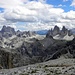 In Abstieg von Hochebenkofel oder Cima Piatta di Mezzo,2905m, mit Sextner Dolomiten in voller Pracht!
