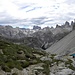 Eine Stunde von Gipfel des Hochebenkofel(2905m) in der Luckelescharte,2545m.