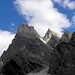 Mit Zoom, Dreischusterspitze(3145m), Kleine Schuster(3125m) und Wienerturm(2892m),in wunderschonen Sextner Dolomiten.