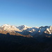 Herrliches Panorama von der Rothornhütte