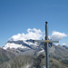 Gipfelkreuz mit Mte. Leone