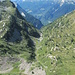 der herrliche Talabschluss der Alpe Cansgei