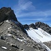 Dawinkopf und Südlicher Schwarzer Kopf, zweit- und dritthöchste Erhebung in den Lechtalern, über dem Parseierferner