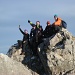 Gruppenfoto auf dem Gipfel des Rotwandlspitz