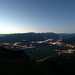 Kurz vor Sonnenaufgang über'm Rheintal