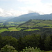Das Unterberghorn beim Aufstieg zur Schwarzenbachalm