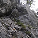 Die Felsen unter dem Gipfel der Stockflue.