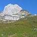 Der grobe Klotz des Altmann Gipfels
