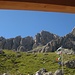 An der Rotwandhütte mit Blick zum Masaré-Grat.