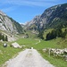 Blick zurück zur Alp Tesel