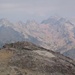 Am Gipfel der Paglia Orba - Blick zum Monte Cinto, dem höchsten Berg auf Korsika