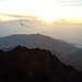 Sonnenaufgang am Gipfel des Gunung Rinjani