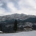 Partnachalm mit Rotplattenspitze 2399 m und anderen Gipfeln im Wettersteinkamm