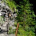 Beim Torrent de Forniri wird das Gelände felsig...