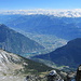 Blick vom Le Luisin 2785 m nach Westen (Rhonetal) 