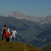 3. Gipfelfoto auf dem Mattjisch Horn mit Sulzfluh und Schjienflue im Hintergrund