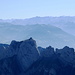 Über den Türmen der Mittleren Alpsteinkette