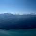 Blick über den Brienzer See zu den Berner Eisriessen