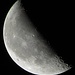 Der Mond am 09. September 2012 um 5.35 Uhr vor unserer Abfahrt in die Berge.