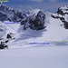 Vom Col de la Division 3314m in einem grossen Bogen auf dem "Haut Glacier de Tsa de Tsan" später dann aufstieg zumCol du M.Brulé 3232m. 