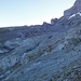 Rückblick zur Station Eigergletscher mit der Moräne des Gletschers.
