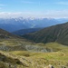 Vista sulla valle risalita e sulle Dolomiti di Braies