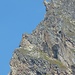 die Felswand mit den 3 Leitern