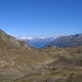 Val Corno e Capanna Corno Gries in ristrutturazione sullo sfondo