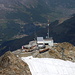 Piz Murtel: Bergstation mit abgedecktem Gletscher