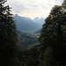 Blick nach Engelberg im Aufstieg zur Alp Zingel.