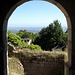 Blick aus der Ruine Bernstein gen Osten auf die Rheinebene