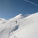 Rückblick zum Schafberg 2456m, der Höchste Gipfel des Grates