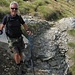sentiero a monte della biforcazione per Capel e il bivacco,franato!!!