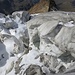 Wild verwürfeltes Eis beim Abstieg vom Palon de la Mare