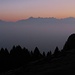 alba alla Baita del Lago