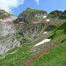 Die Abstiegsroute durch die Runse zwischen Vorder- und Mittler Leistchamm ist viel angenehmer als unsere Aufstiegsroute durch die Krauthalde (vorheriges Bild).