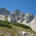 Wieder im Dreisattelkar; Blick zu den Ruitelspitzen.