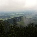 Blick über den Haindorfer Berg (1123m) hinweg ins Chiemgau
