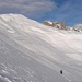 wir stiegen über den Rücken (rechts im Bild) zum Nordostgrat und so zum Schafberg-Gipfel 2456m auf