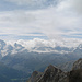 Panorama Mettelhorn - Lyskamm, Breithorn, Matterhorn, Platthorn