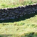 Mur en pierre sèche typique du Jura