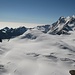Das riesige Gletscherfeld von Findel- und Gornergletscher