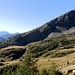 La conca dell' Alpe di Sceru vista dal sentiero alto per la Quarnei