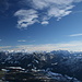 Blick vom Hochstaufen nach Süden in die Berchtesgadener Alpen