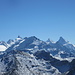 das Matterhorn aus dieser Perspektive kaum erkennbar und wenig spektakulär