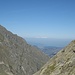 Arrivati al passo la vista si apre su tutto il Nord-Ovest italiano e sullo sfondo il Monte Rosa....