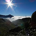 Der Gotthardpass unter dem Nebel
