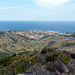 Schon etwas weiter oben, der Blick geht über Colliure hinaus zur Küsten des Roussillon<br /><br />