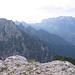 Il panorama dall'anticima del Monte Testo.